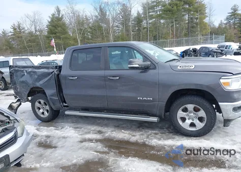 2019 Ram 1500 Big Horn/Lone Star 4X4 5'7 Box z USA, uszkodzony, nr VIN 1C6SRFFT6KN733931